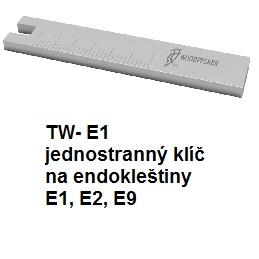 jednostranný klíč na endokleštiny TW- E1
